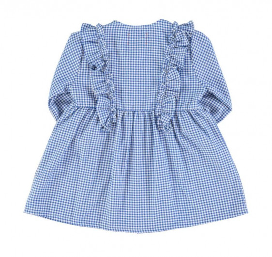 Vestido Piupiuchick vichy azul Niña