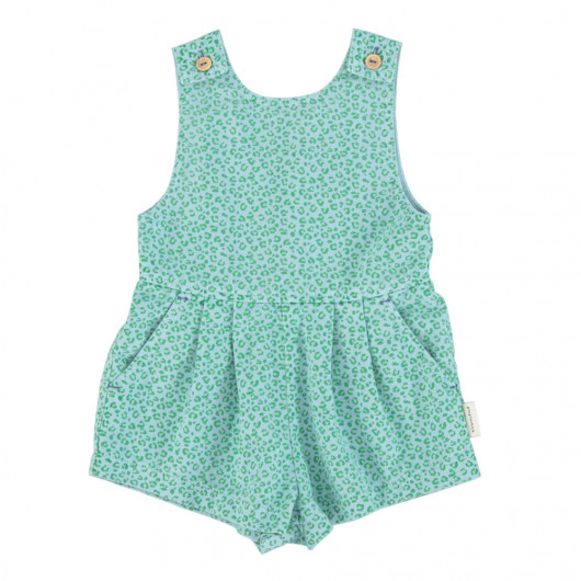 Mono Bolsillos Piupiuchick Corto Amarillo y Azul Niña - Mauna Loa Kids  Talla de Ropa 8A