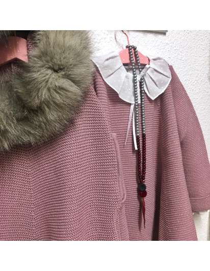 Vestido BELLA BIMBA Punto Rosa Lurex . Coleccion Amatista