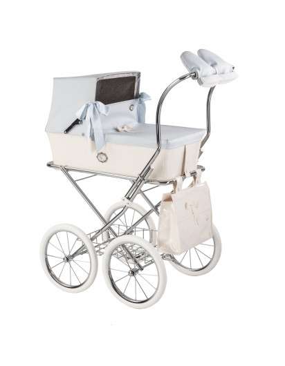 Carrito de muñeca Bebelux Sweet Azul Bebé