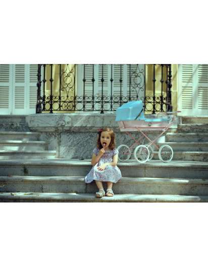 Carrito de muñeca Bebelux Sweet Sweet Cupcake