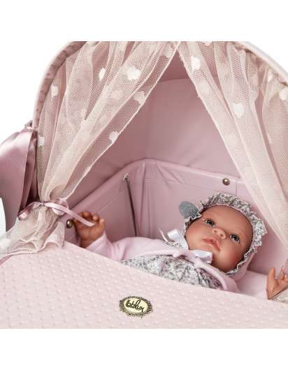 Carrito de muñeca Bebelux Sweet Love con Bolso Panera