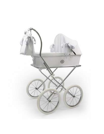 Carrito de muñeca Bebelux Sweet Perla con Bolso Panera 78CM