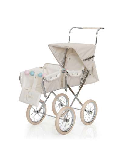 Silla de muñeca Bebelux  Big  Gemelar beige