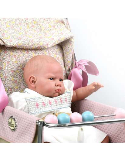 💖TOP VENTAS💖 Silla de muñeca Bebelux  Vintage Reborn rosa empolvado