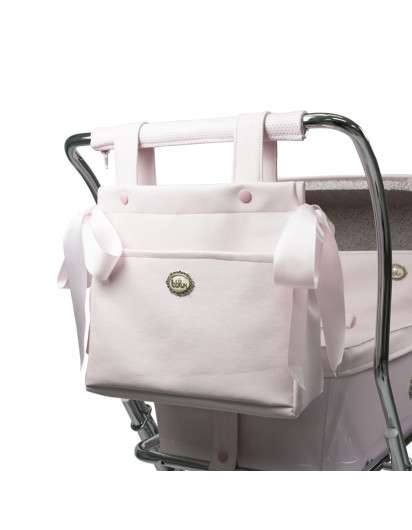 Bolso Panera Bebelux Napa Rosa Bebé