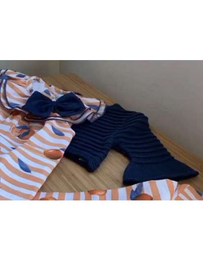 CHAQUETA KIDS CHOCOLATE MARINO NAVY BEBE NINA