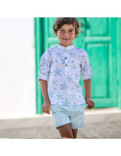 SHORT KIDS CHOCOLATE AGUAMARINA NINO