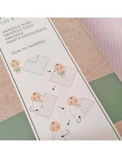 Muselina Little Dutch Grande Mint