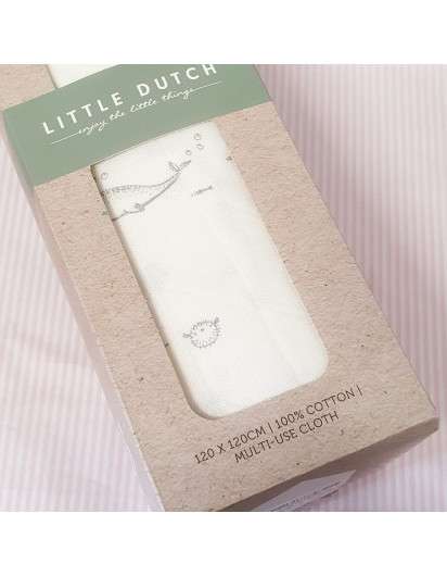 Muselina Little Dutch Ocean Blanca