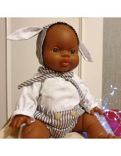 *10 Muñeco Gordi  con ropa hecha a medida para 34 cm CANDIDAS DOLLS