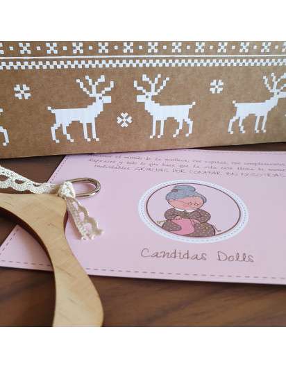 *8 Muñeco Gordi  con ropa hecha a medida para 34 cm CANDIDAS DOLLS