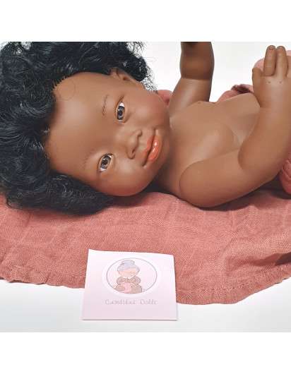 Muñeca Sindrome de Down Africana | Dolls Talla de Ropa Talla Unica
