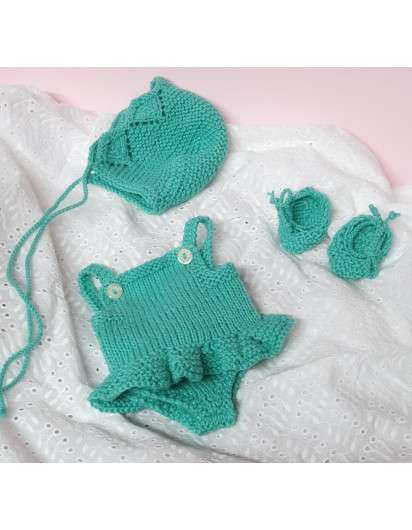 Conjunto Gordi Punto Ranita Volante para 34cm 15 COLORES