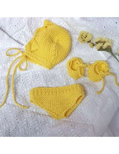 Conjunto Gordi Punto Braga para 34cm 15 COLORES