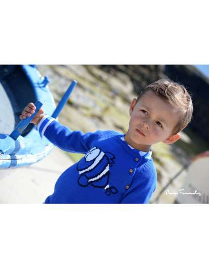 Jersey Niño Noma Fernandez Sailor Pez Azul