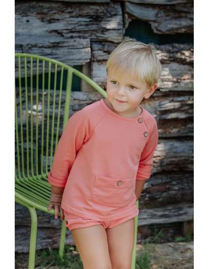 Bombacho Jogging Baby Paris Coral Unisex