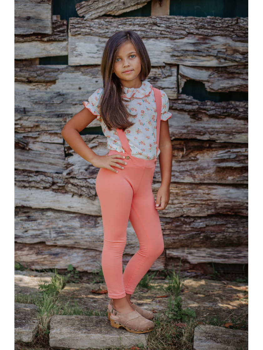 Pantalón Jogging Baby Paris Coral Niña - Mauna Kids Talla de Ropa 8A