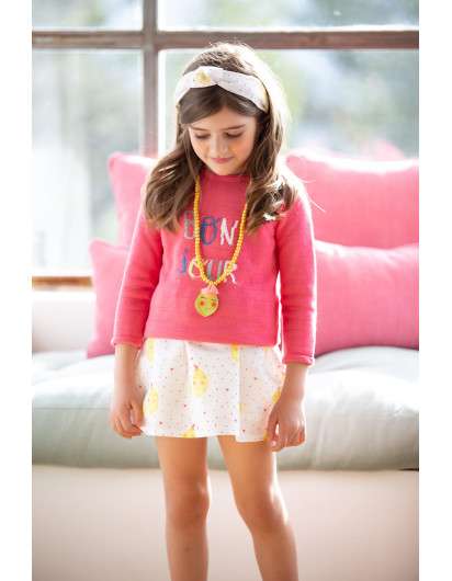 Falda Kids Chocolate Limones