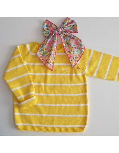 Jersey Unisex Noma Fernandez Olivia Amarillo Rayas